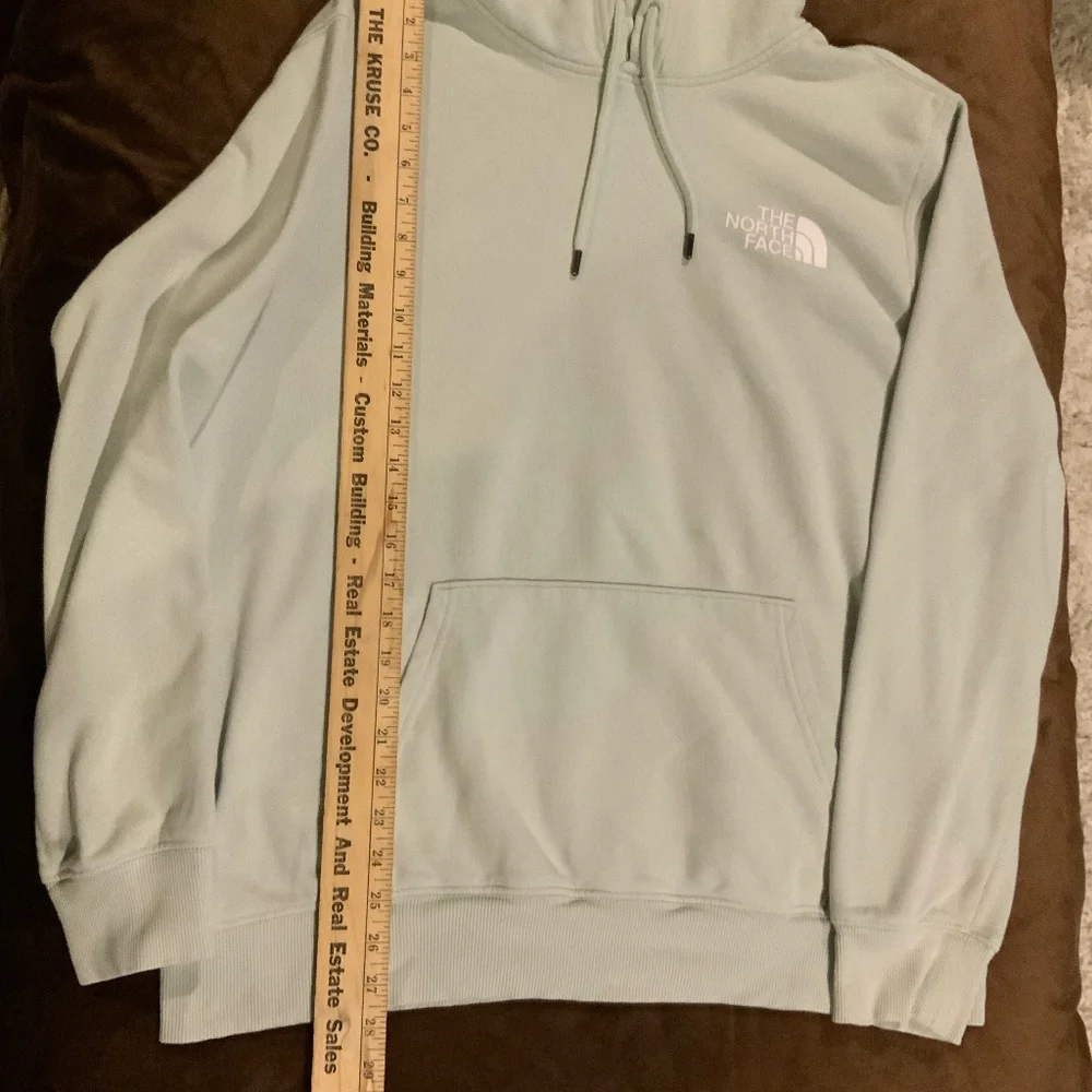The North Face Green L hooded sweatshirt Adventure Alpine Active Outdoor Gym